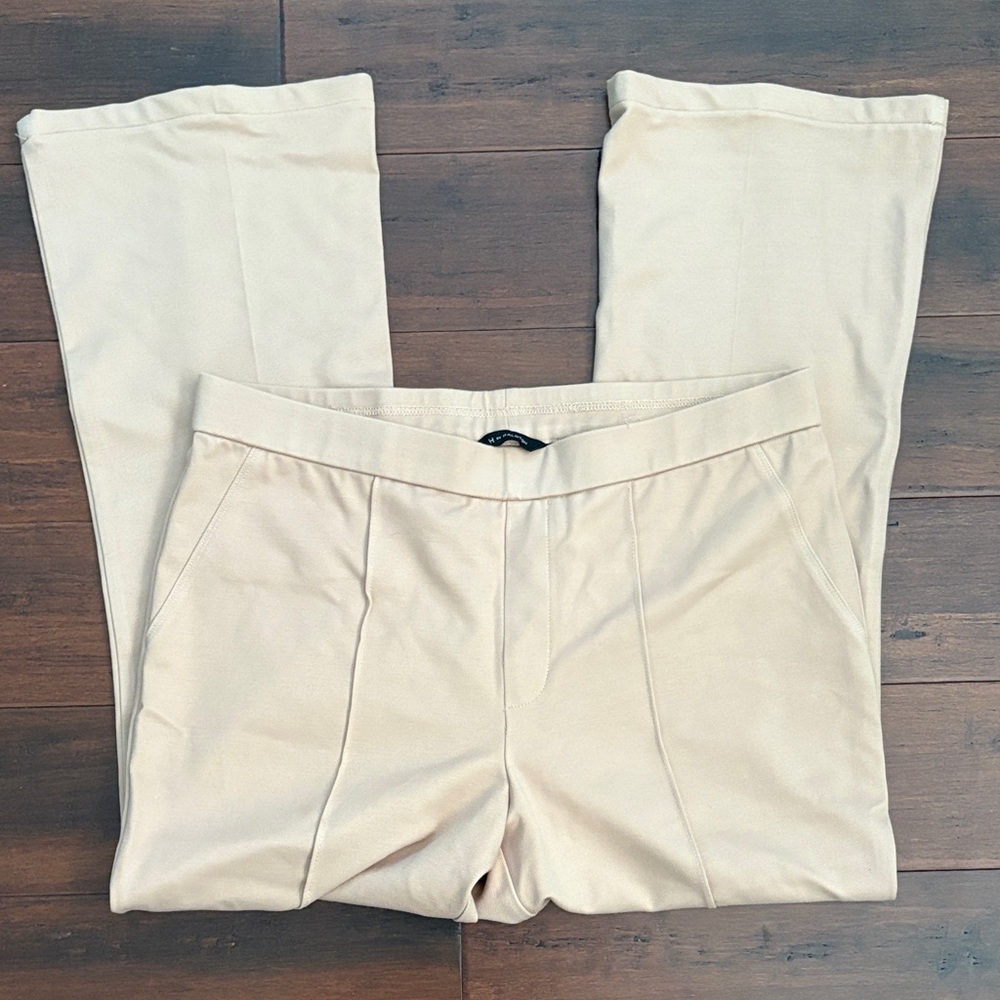 EUC H by Halston Camel Pull On Pants Women’s 16